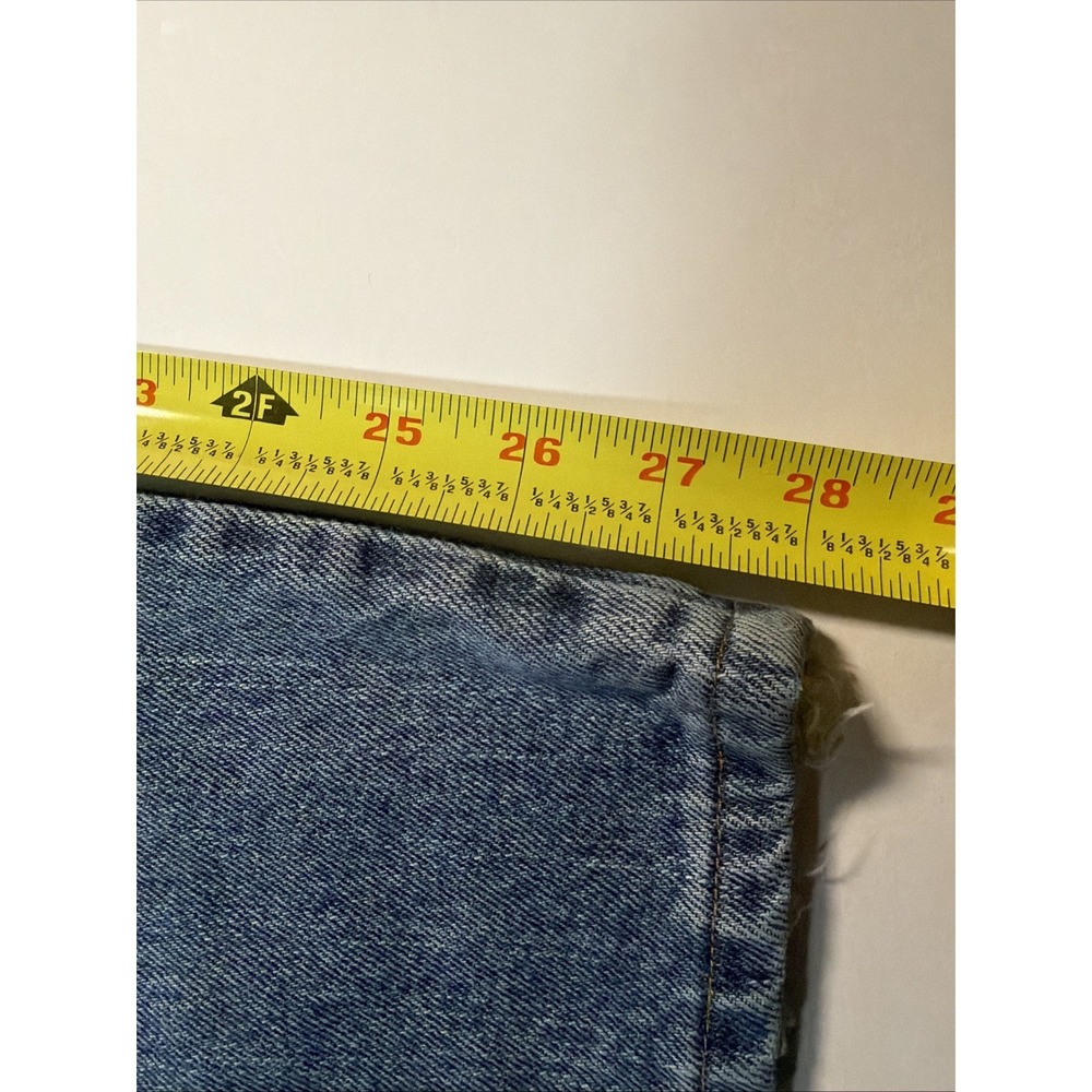 Wrangler Jeans Men's 34x29 Premium Quality Light Wash Straight Leg Workwear - Picture 13 of 14